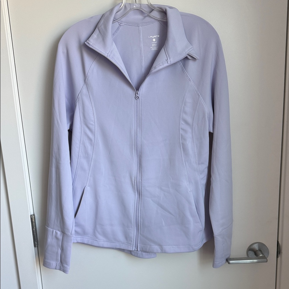 Layer 8 Light Lavender Full-Zip Athletic Jacket